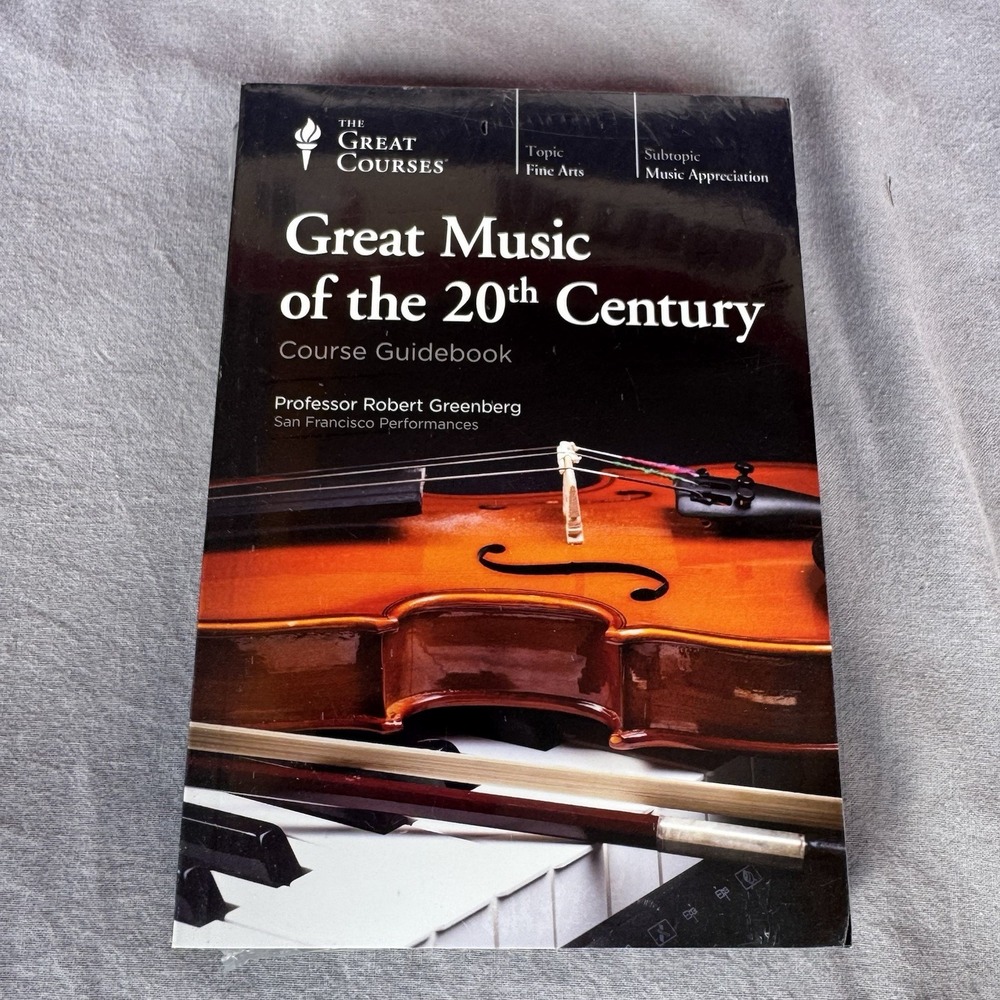 Teaching Co Great Courses DVDs: GREAT MUSIC OF THE 20th CENTURY sealed‎